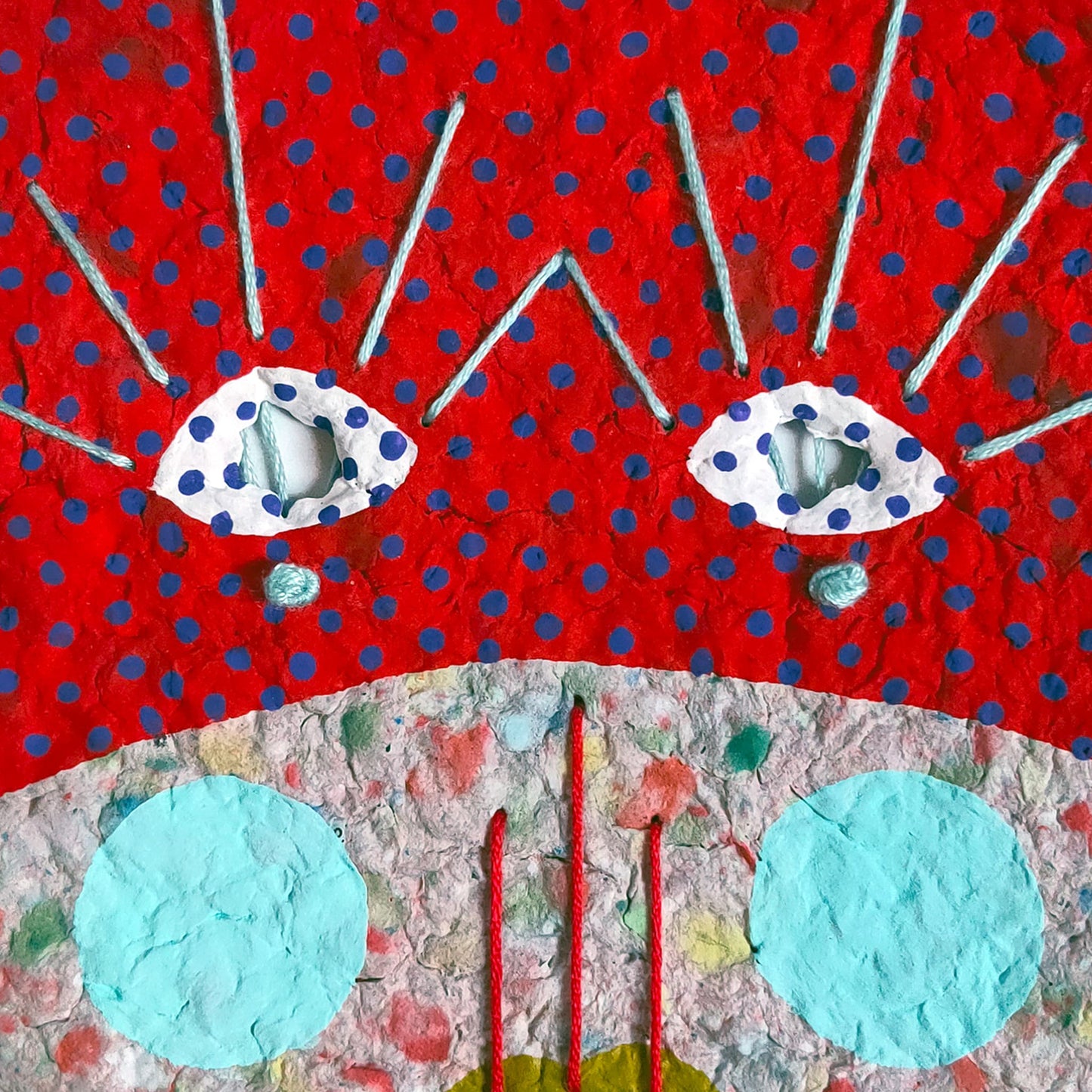 CASCARA - Imaginary Friend Wall Art On Recycled Paper