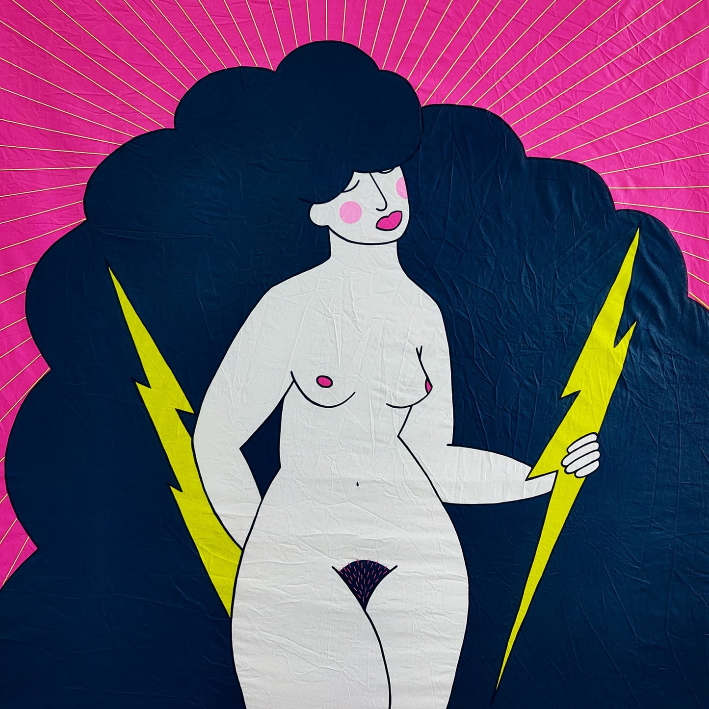 PODEROSA #2 - Powerful Female Acrylic Painting