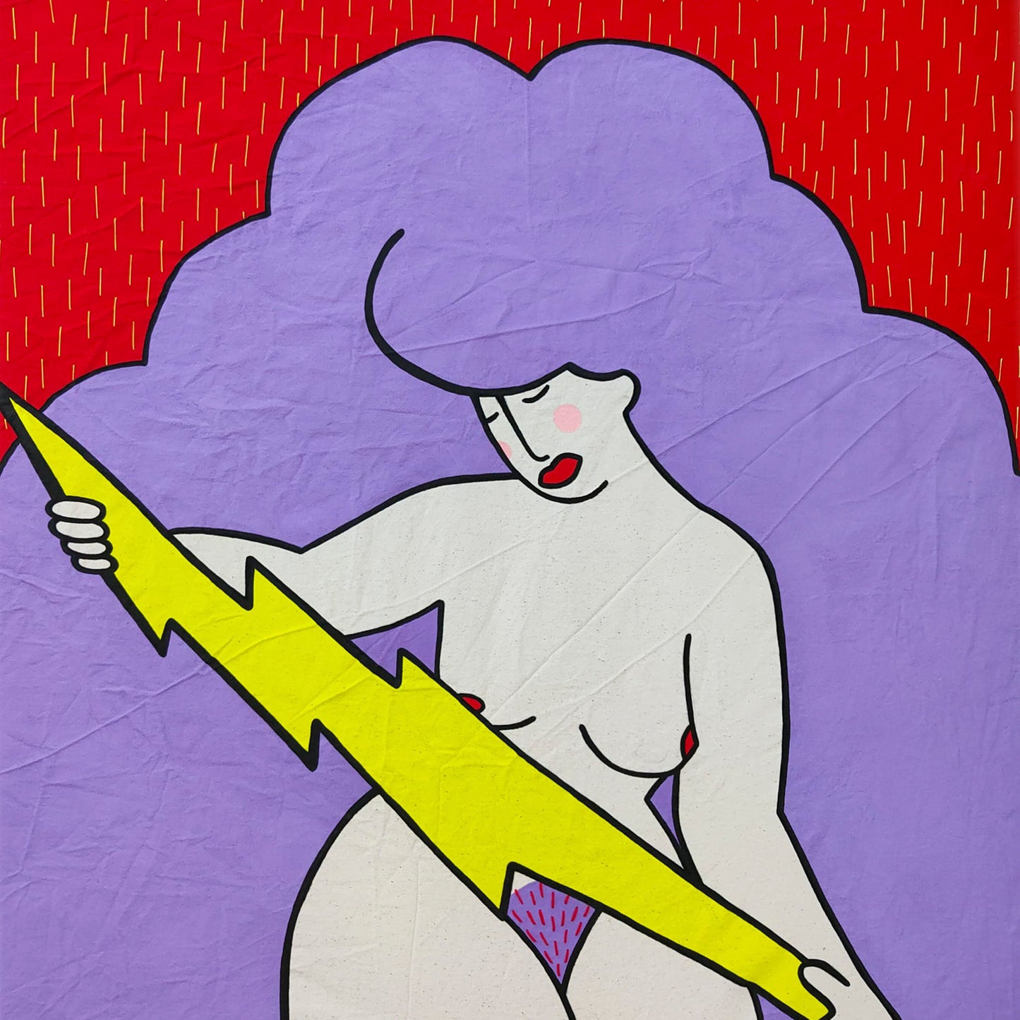 PODEROSA #3 - Powerful Female Acrylic Painting