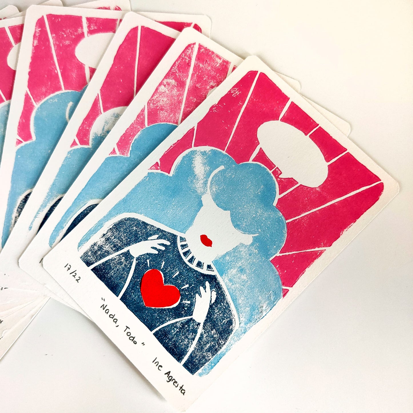 TODO, NADA - Limited Edition Hand-Stamped Postcards