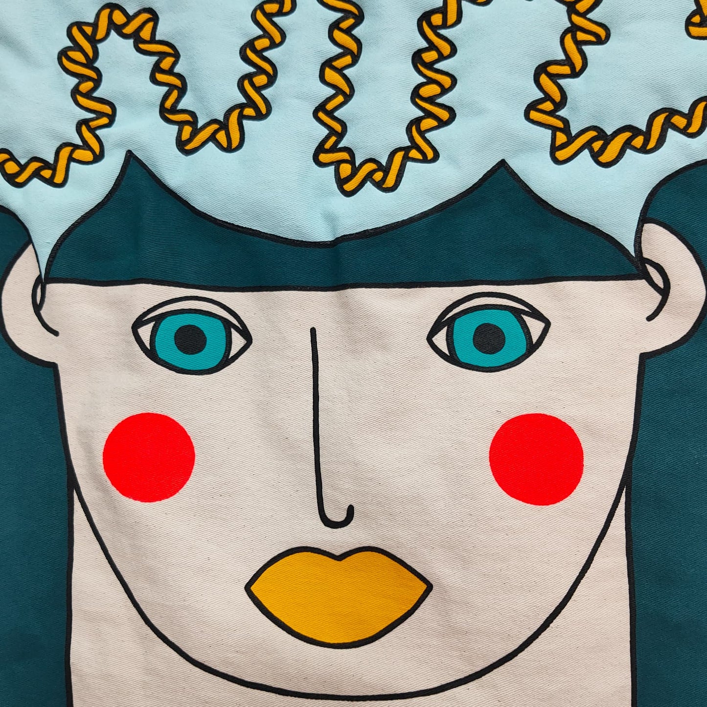 ATOMIZADA - Padded Textile Art Inspired On Burnout
