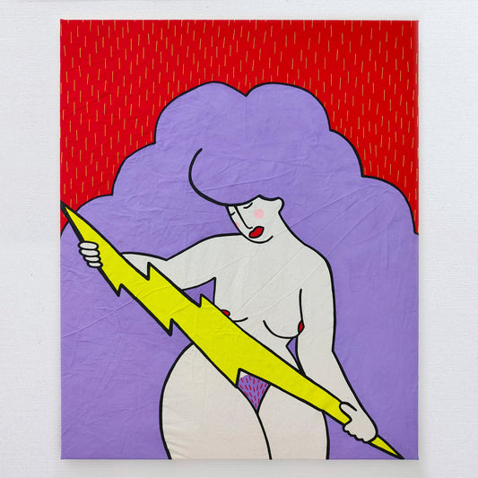 PODEROSA #3 - Powerful Female Acrylic Painting