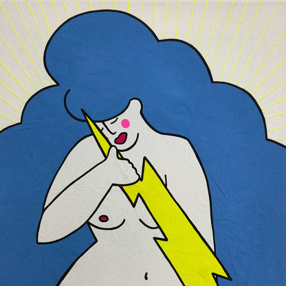 PODEROSA #4 - Powerful Female Acrylic Painting