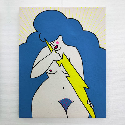 PODEROSA #4 - Powerful Female Acrylic Painting