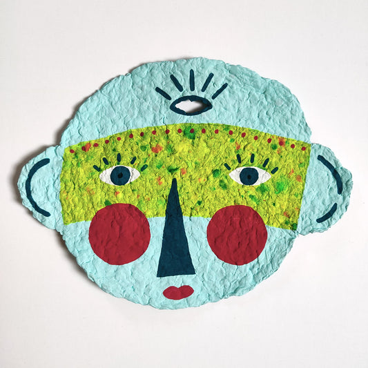 MARCY - Imaginary Friend Wall Art on Recycled Paper