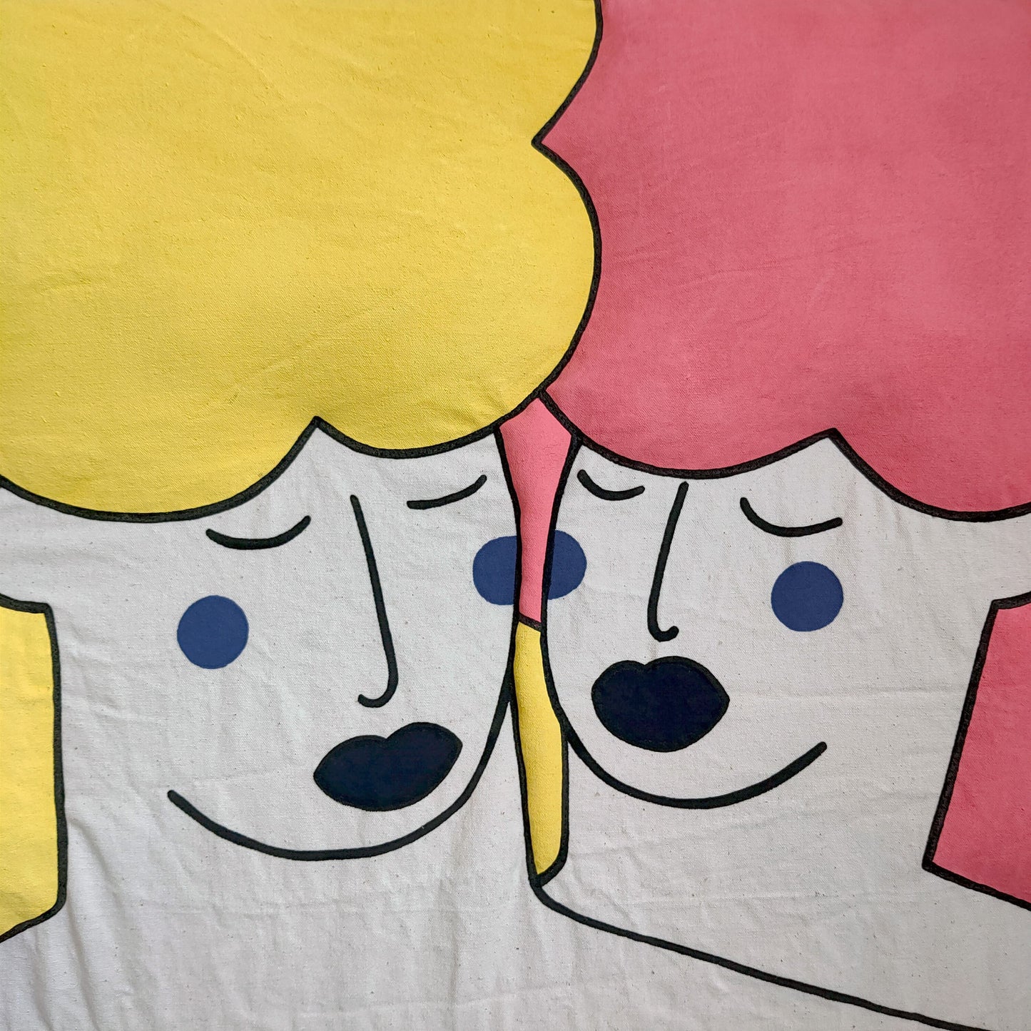 SISTERS - Padded Acrylic Painting