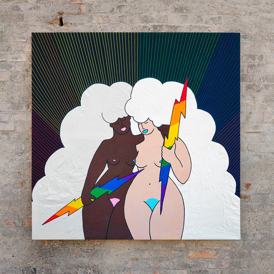 THE ORIGIN OF LOVE - Tribute To LGBTQ+ Acrylic Painting