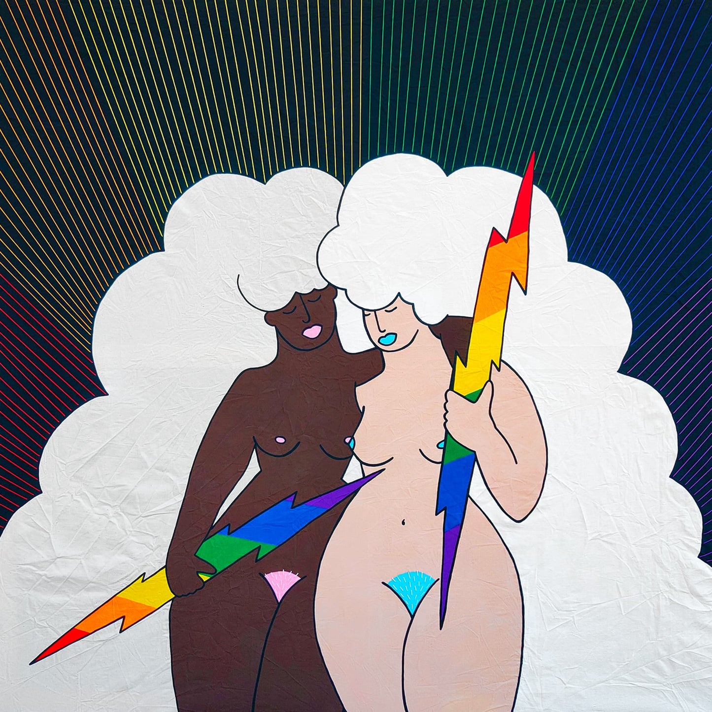 THE ORIGIN OF LOVE - Tribute To LGBTQ+ Acrylic Painting