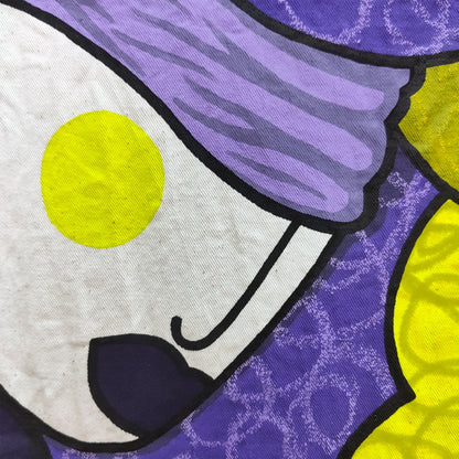 LAS MACIZAS #3 - Acrylic Painting With Embroidery And Oil Pastel Details
