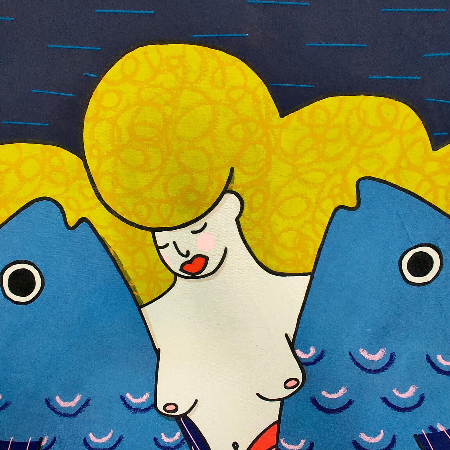 WATER BABES #1 - Original Art Exploring Body, Water & Stillness