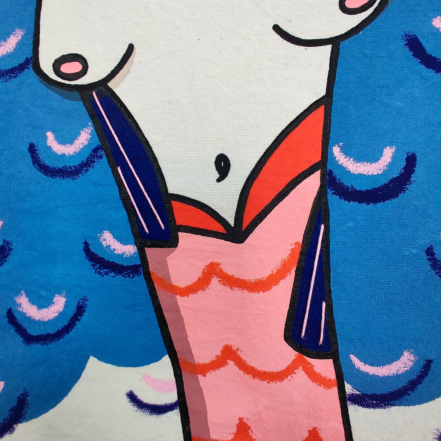 WATER BABES #1 - Original Art Exploring Body, Water & Stillness