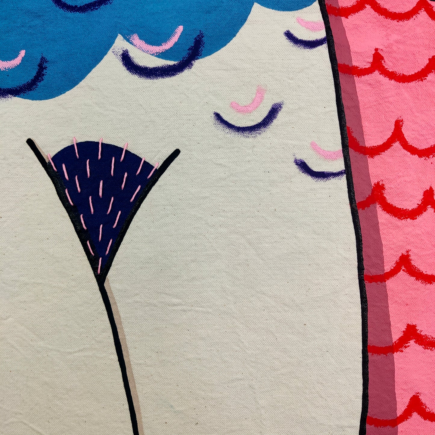 WATER BABES #1 - Original Art Exploring Body, Water & Stillness