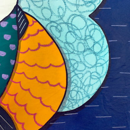 WATER BABES #2 - Original Art Exploring Body, Water & Stillness