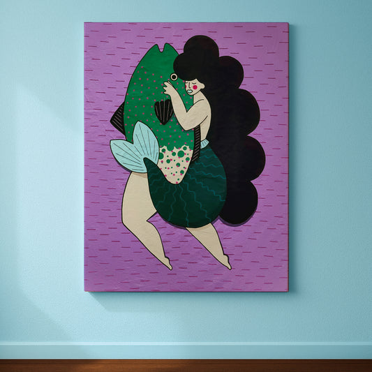 WATER BABES #4 - Original Art Exploring Body, Water & Stillness