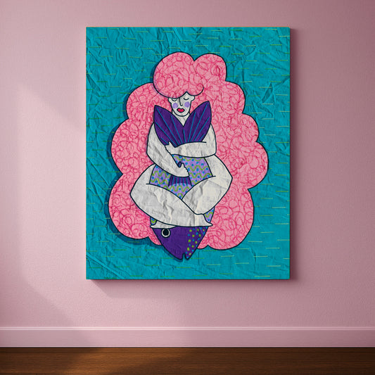 WATER BABES #5 - Original Art Exploring Body, Water & Stillness